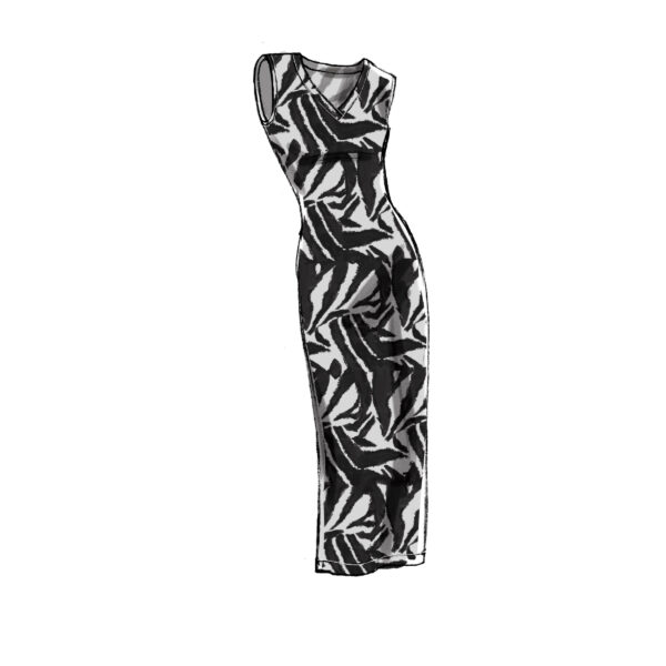 McCalls Schnittmuster M8058 - elegantes Kleid – Bild 4