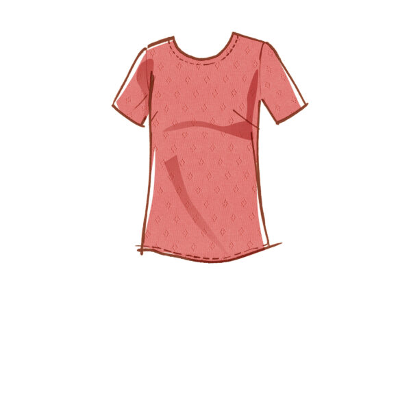 McCalls Schnittmuster M8059 - Basisshirt - Shirt – Bild 3