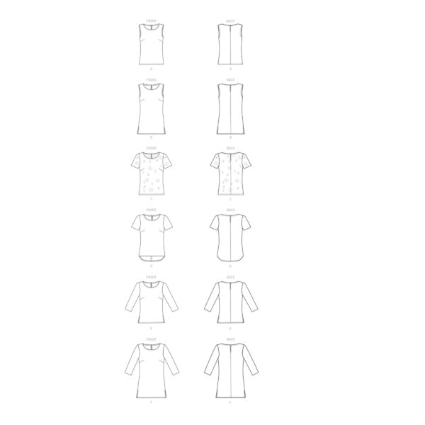 McCalls Schnittmuster M8059 - Basisshirt - Shirt – Bild 6