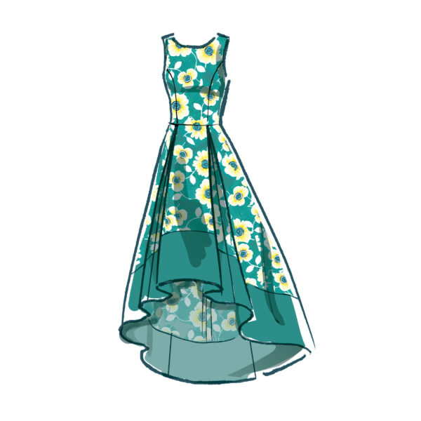 McCalls Schnittmuster M8060 - schwungvolles Sommerkleid – Bild 4
