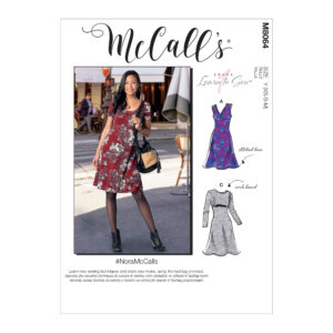 McCalls Schnittmuster M8064 - schlichtes Jerseykleid