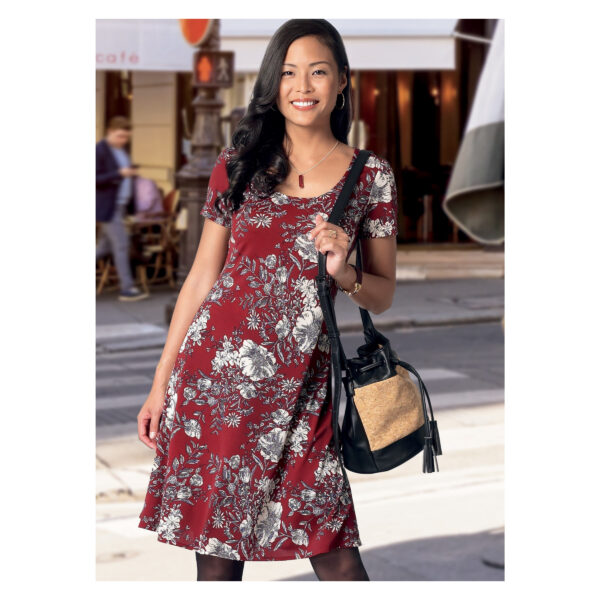 McCalls Schnittmuster M8064 - schlichtes Jerseykleid – Bild 2