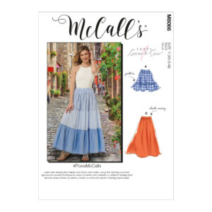 McCalls Schnittmuster M8066 - Stufenrock