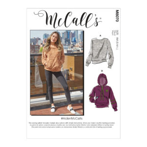 McCalls Schnittmuster M8070 - Hoodie, Kapuzenshirt