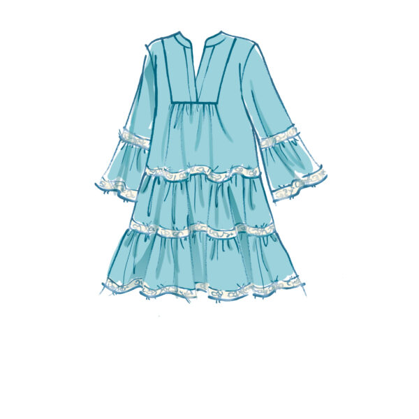 McCalls Schnittmuster M8090 - Kleid - Locker sitzendes Kleid - 3 Varianten – Bild 3