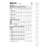 McCalls Schnittmuster M8104 - Kleid - Knopfleiste - Variationen der Dolman-Ärmel – Bild 7