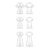 McCalls Schnittmuster M8104 - Kleid - Knopfleiste - Variationen der Dolman-Ärmel – Bild 8