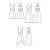 McCalls Schnittmuster M8105 - Kleid - Wickelkleider - hinten gebunden – Bild 8