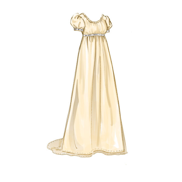 McCalls Schnittmuster M8132 - Historisches Kleid und Jacke – Bild 3