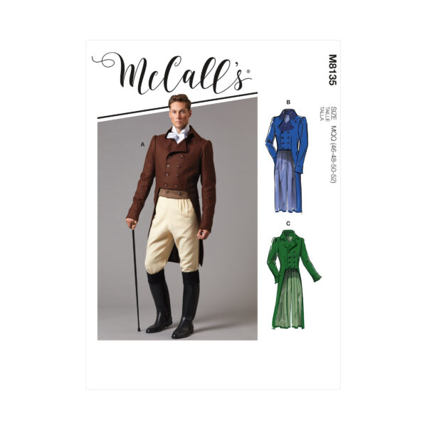 McCalls Schnittmuster M8135 - Jacke - Frack - Historisch - Steampunk - Varianten