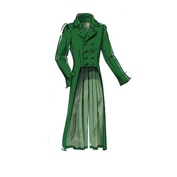 McCalls Schnittmuster M8135 - Jacke - Frack - Historisch - Steampunk - Varianten – Bild 4