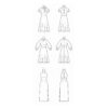 McCalls Schnittmuster M8141 - Kleid mit Kragen - Rock und Ärmelvariationen – Bild 7