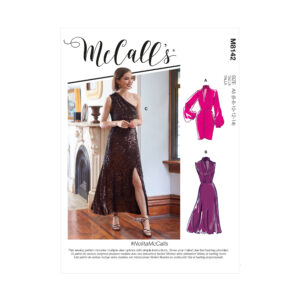 McCalls Schnittmuster M8142 - Kleid - Cocktailkleid - Varianten
