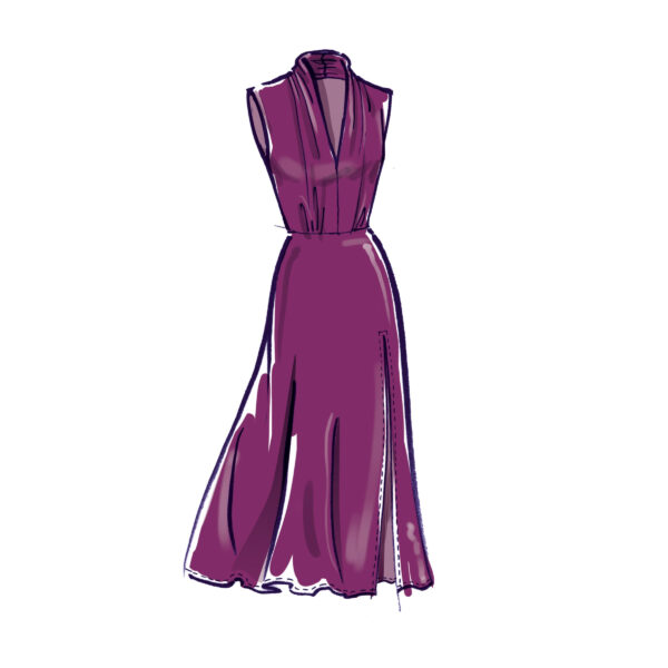 McCalls Schnittmuster M8142 - Kleid - Cocktailkleid - Varianten – Bild 4