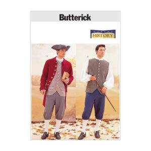 Butterick Schnittmuster B3072 - History - Hose, Hemd, Weste und Frack