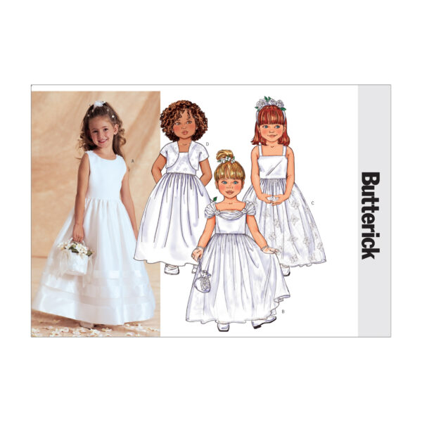 Butterick Schnittmuster - Kinder - B3351 - festliches Kleid mit Bolero