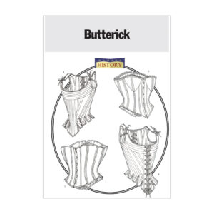 Butterick Schnittmuster - History - B4254 - Corsage, Mieder, historische Gewandung