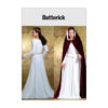 Butterick Schnittmuster - History - B4377 - Kleid und Umhang