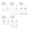Butterick Schnittmuster - Girls Plus - B3860 - schlichte Sommerkombination – Bild 8