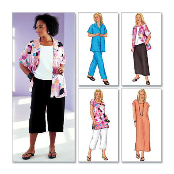 Butterick Schnittmuster B3039 - Fast & Easy - Kleid, Hose und Shirt – Bild 3