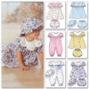 Butterick Schnittmuster - Baby Fashion - B4110 - Kombination - Kleid, Höschen, Hut, Overall – Bild 3