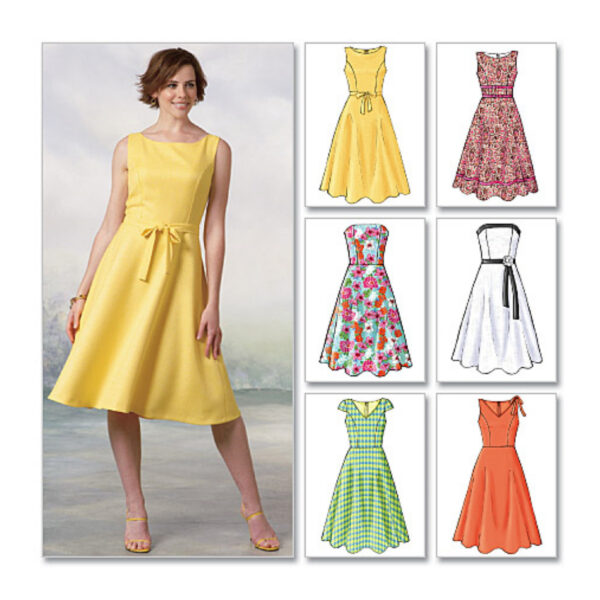 Butterick Schnittmuster - Easy - B4443 - Sommerkleid in Varianten – Bild 3