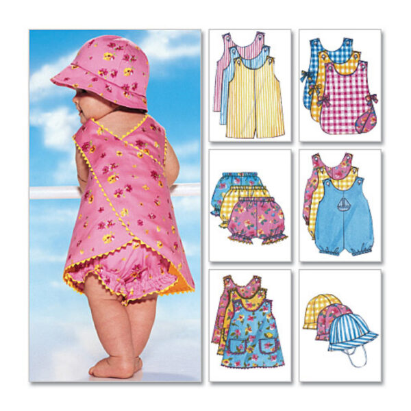 Butterick Schnittmuster - Baby Fashion - B5625 - Kombination - für's Baby im Sommer – Bild 3