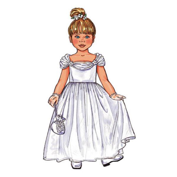 Butterick Schnittmuster - Kinder - B3351 - festliches Kleid mit Bolero – Bild 4