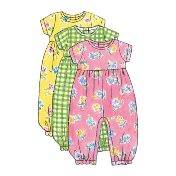 Butterick Schnittmuster - Baby Fashion - B5624 - Kombination - Kleid, Höschen, Hut.. – Bild 4