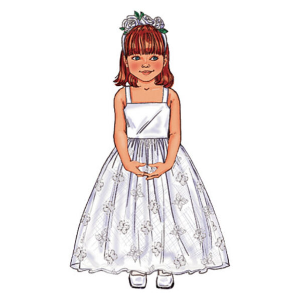 Butterick Schnittmuster - Kinder - B3351 - festliches Kleid mit Bolero – Bild 5
