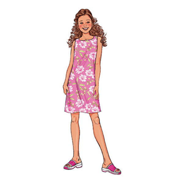 Butterick Schnittmuster - Girls Plus - B3860 - schlichte Sommerkombination – Bild 5