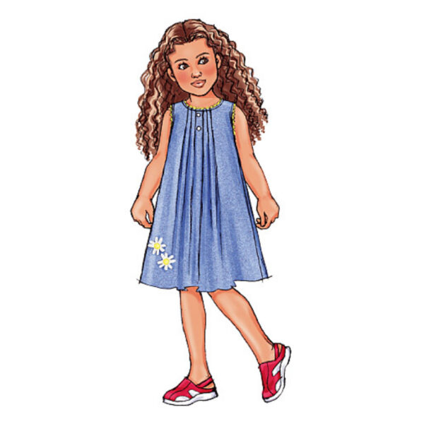 Butterick Schnittmuster - Kinder - B4176 - sommerliche Kombination aus Kleid, Bluse, Hose – Bild 6
