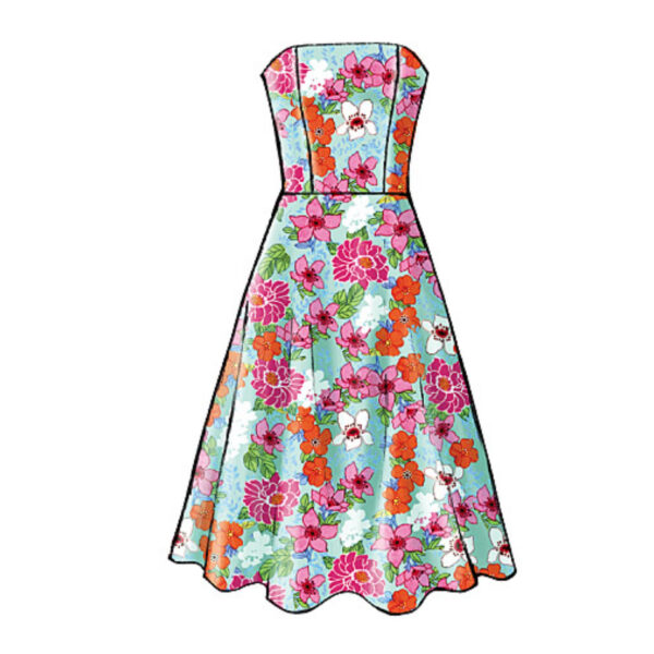 Butterick Schnittmuster - Easy - B4443 - Sommerkleid in Varianten – Bild 6