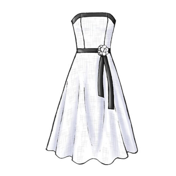 Butterick Schnittmuster - Easy - B4443 - Sommerkleid in Varianten – Bild 7