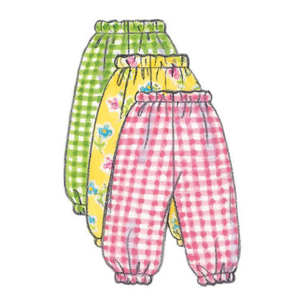 Butterick Schnittmuster - Baby Fashion - B5624 - Kombination - Kleid, Höschen, Hut.. – Bild 7