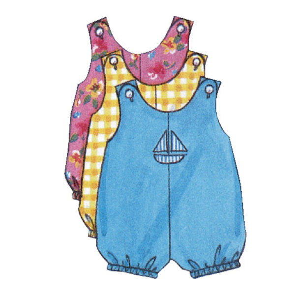 Butterick Schnittmuster - Baby Fashion - B5625 - Kombination - für's Baby im Sommer – Bild 7