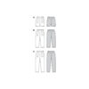Burda Style Schnittmuster Nr. 5942 - Hose - lange Hose - Culotte - Shorts – Bild 10