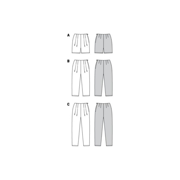 Burda Style Schnittmuster Nr. 5942 - Hose - lange Hose - Culotte - Shorts – Bild 10