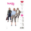 Burda Style Schnittmuster Nr. 5942 - Hose - lange Hose - Culotte - Shorts