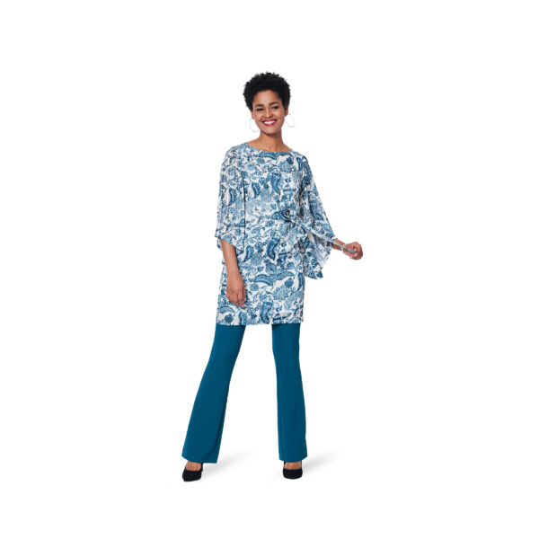 Burda Style Schnittmuster Nr. 5950 - Kleid - leicht tailliert - zwei Längen – Bild 5
