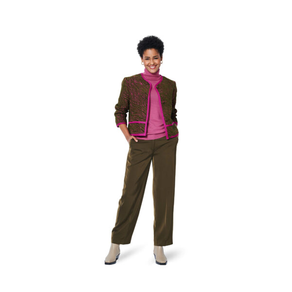 Burda Style Schnittmuster Nr. 5951 - Jacke und Mantel - ungefüttert – Bild 5