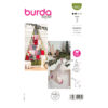 Burda Style Schnittmuster Nr. 5952 - Accessoires - Adventskalender - Stiefel
