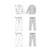 Burda Style Schnittmuster Nr. 5955 - Kombination - Anzug - Sakko - Schlupfhose – Bild 10