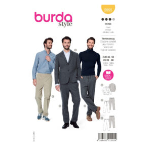 Burda Style Schnittmuster Nr. 5955 - Kombination - Anzug - Sakko - Schlupfhose