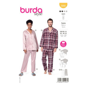 Burda Style Schnittmuster Nr. 5956 - Pyjama - UNISEX