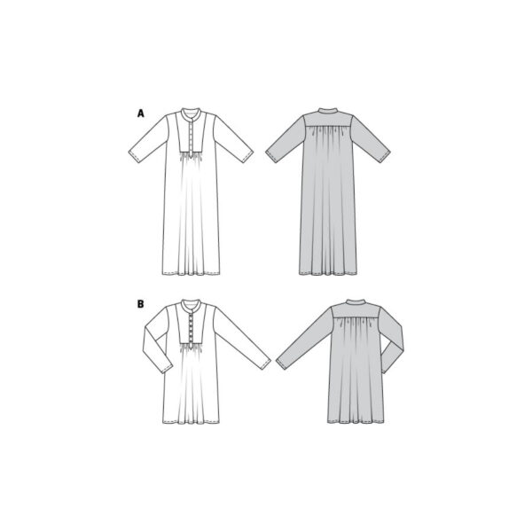 Burda Style Schnittmuster Nr. 5959 - Kleid - midi oder mini - lange oder dreiviertel -Ärmel – Bild 10