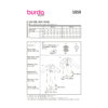 Burda Style Schnittmuster Nr. 5959 - Kleid - midi oder mini - lange oder dreiviertel -Ärmel – Bild 9