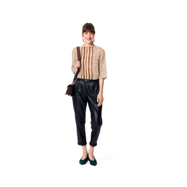 Burda Style Schnittmuster Nr. 5961 - Bluse - flacher Ausschnitt - 3 Ärmellängen – Bild 5