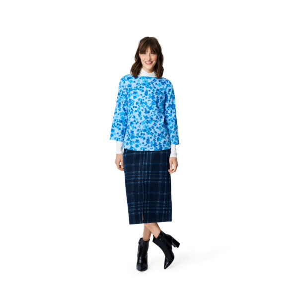 Burda Style Schnittmuster Nr. 5961 - Bluse - flacher Ausschnitt - 3 Ärmellängen – Bild 8