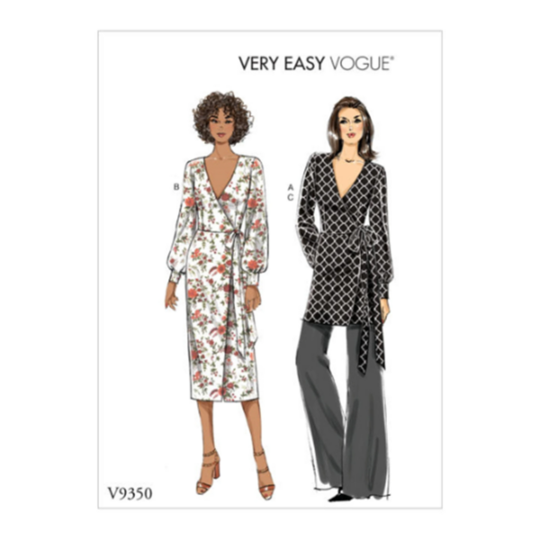 Vogue Schnittmuster V9350 - Shirt - Bluse - Hose - Kleid